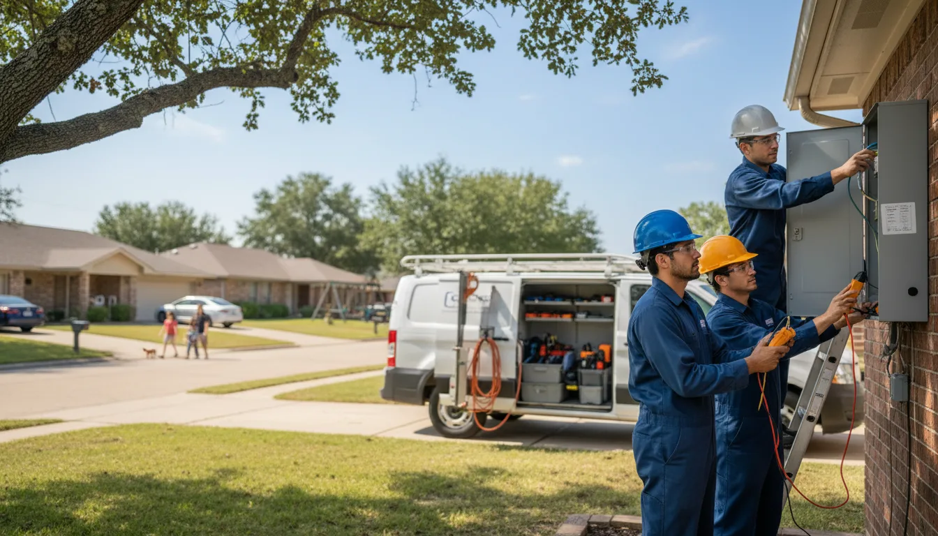 Certified electrician providing emergency electrical services in Nisland, SD